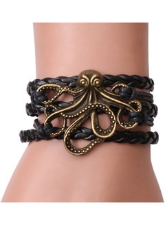 Octopus Design Braided Bracelet