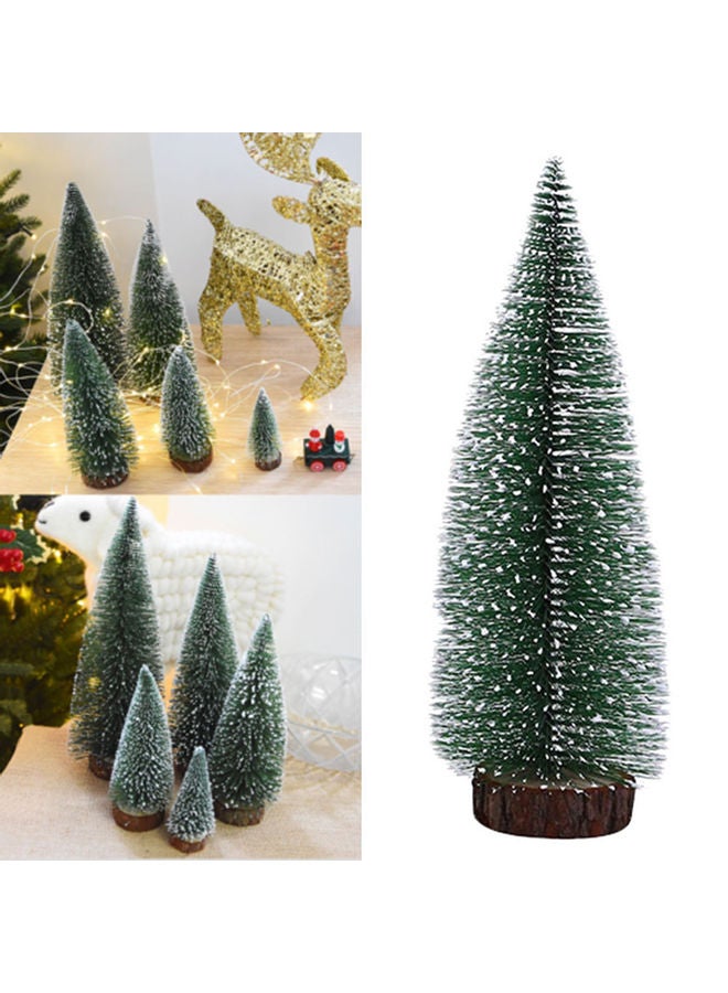 شجرة صنوبر صغيرة للزينة الكريسماس أخضر / بني - Image 2