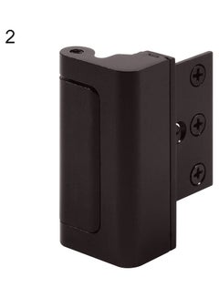 Generic Home Door Reinforcement Lock Defender Security Stopper Black 