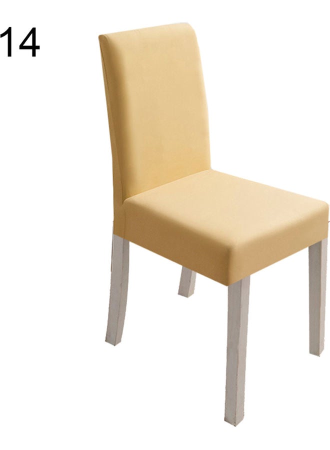 Solid Chair Cover Beige 