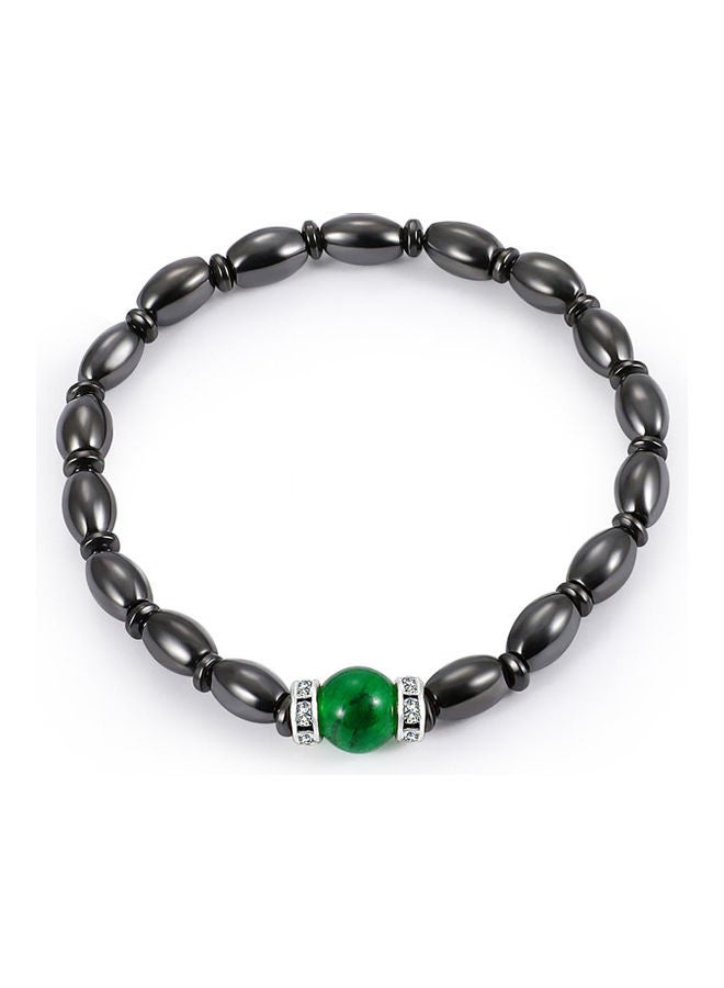 Magnet Stone Stretch Beaded Bracelet - Image 1