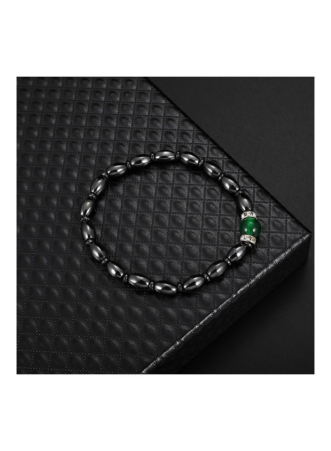 Magnet Stone Stretch Beaded Bracelet - Image 3