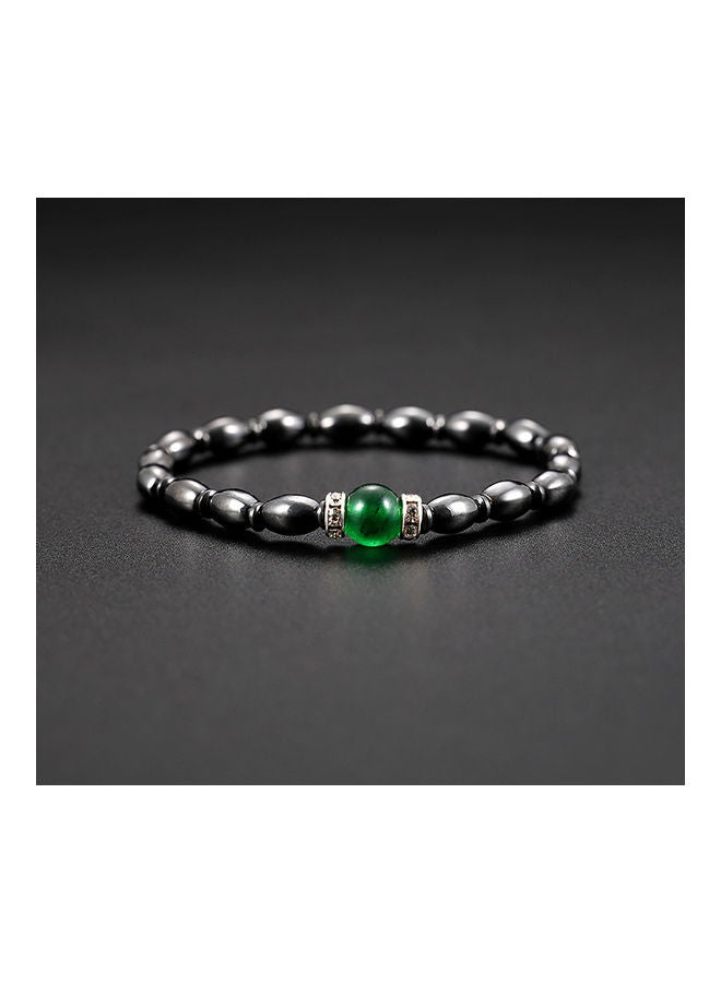Magnet Stone Stretch Beaded Bracelet - Image 5