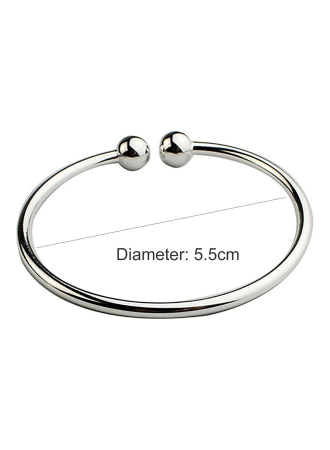 Plated Open Hand Cuff Bracelet - Image 5