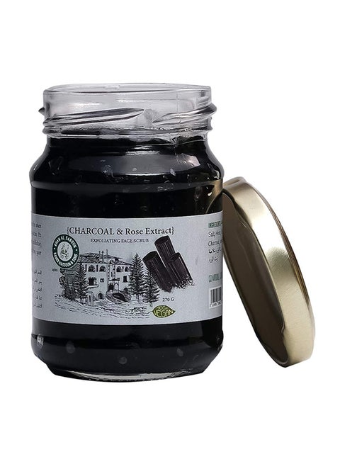 Organic Exfoliating Face Scrub Charcoal 140grams