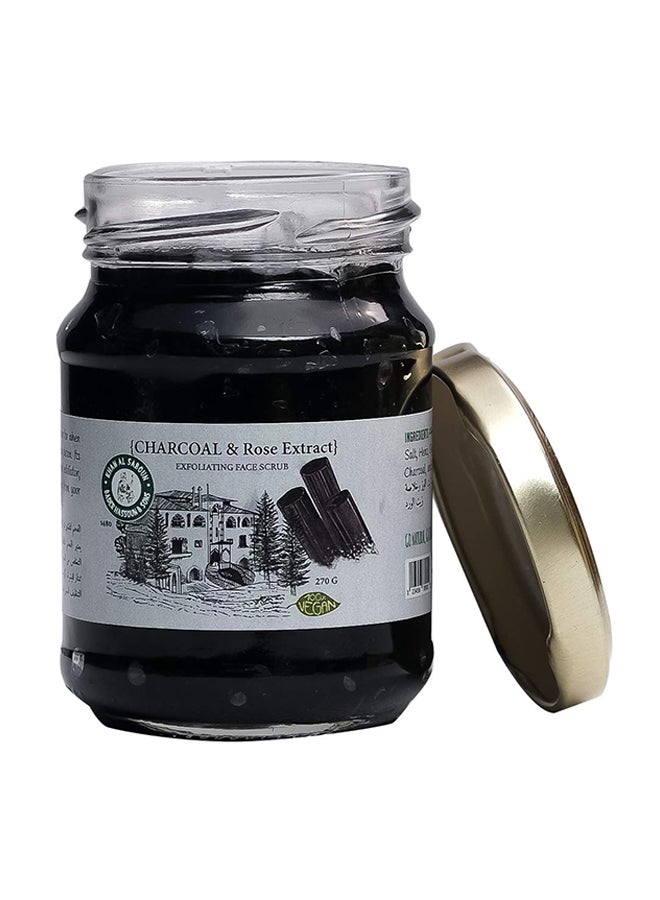 Organic Exfoliating Face Scrub Charcoal 140grams