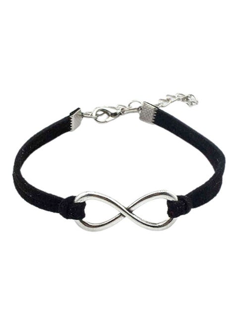 Unisex Infinity Lucky 8 Friendship Lovers Velvet Bracelet Bangle