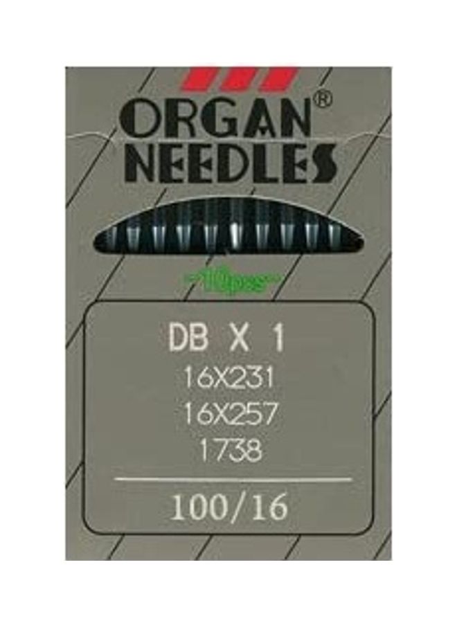 10-Piece Industrial Sewing Needle Silver 2.1inch