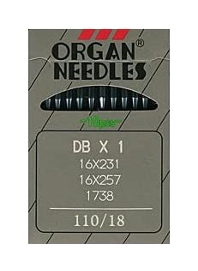10-Piece Industrial Sewing Needle Silver 3inch