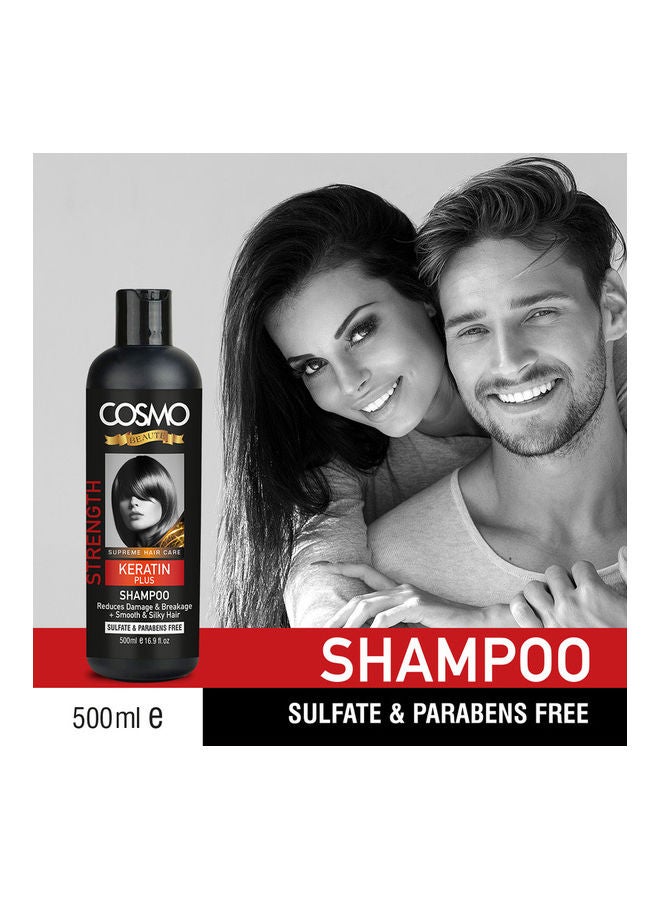 COSMO Keratin Plus Shampoo 500ml  - Image 2