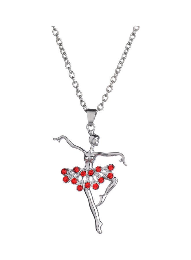 Lady Ballerina Pendant Necklace - Image 1