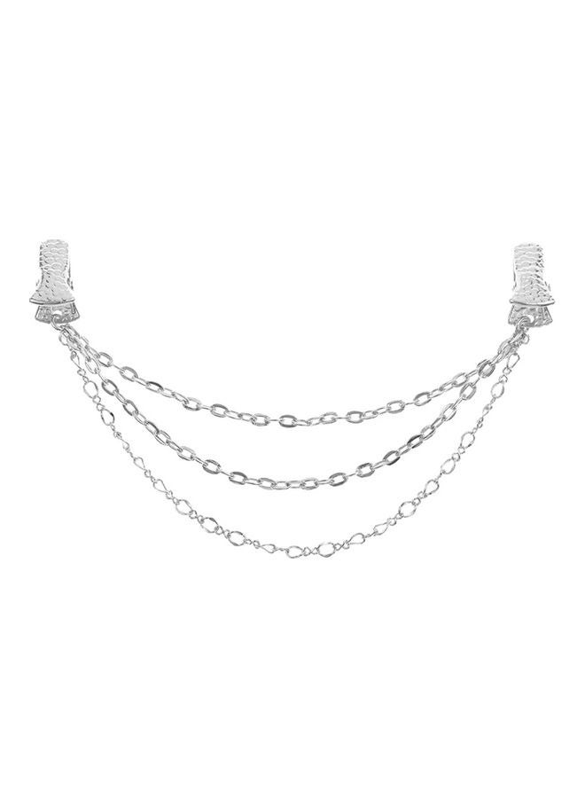 Multilayer Chain Collar Shawl Cardigan Clip Jewelry