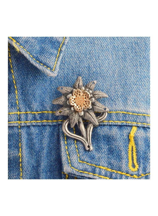 WW2 German Army Elite Mountain Jacket Collar Brooch Pin - Image 2