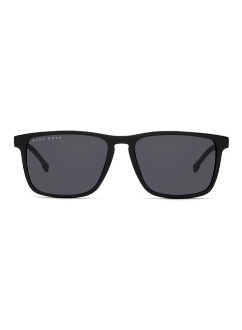 Men's Rectangular Sunglasses - Lens Size: 55 mm