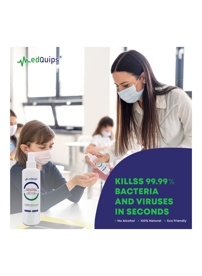 MedQuips Non Alcoholic Hand Sanitizer 250ml - Image 3