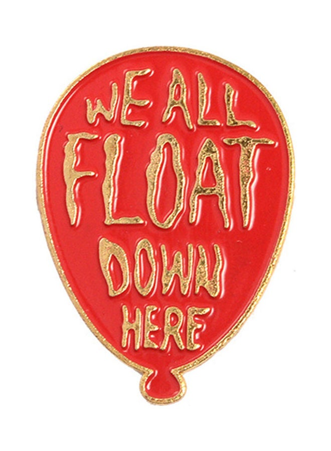 Cartoon Balloon Letters Enamel Brooch Pin Denim Jacket Collar Bag Badge Decor - Image 1