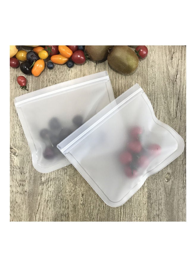 Generic 5-Piece Reusable Freezer Storage Pouch Clear  - Image 4