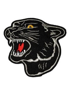 Generic panther Leopard DIY Applique Embroide Sew Iron On Patch Black/White 0.1inch 