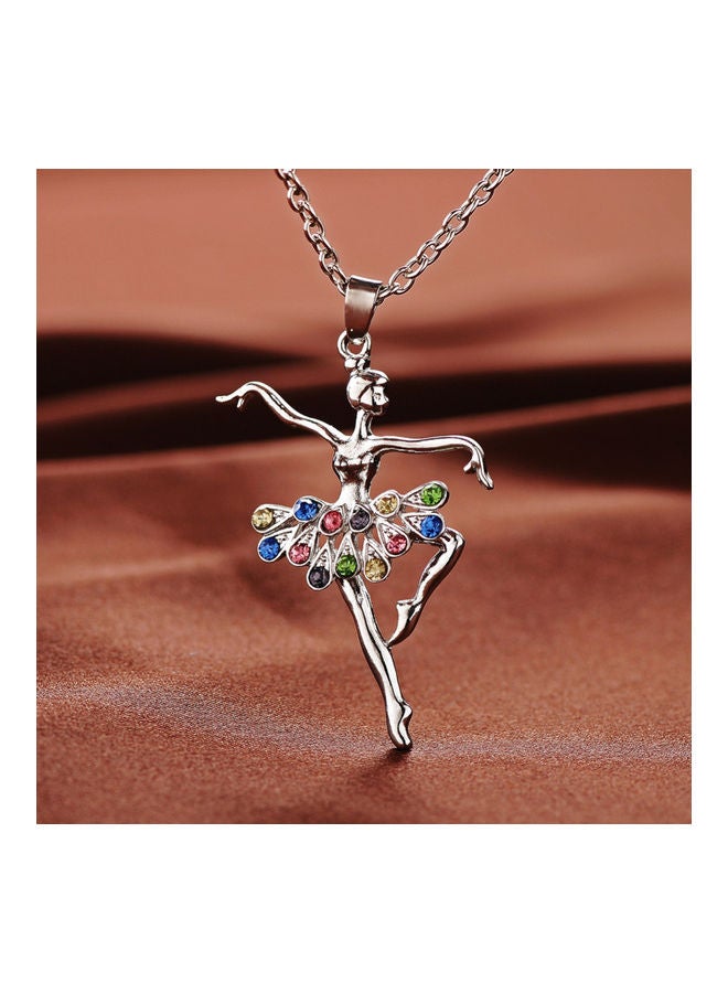 Lady Ballerina Pendant Necklace - Image 3