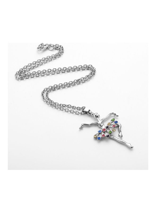 Lady Ballerina Pendant Necklace - Image 5