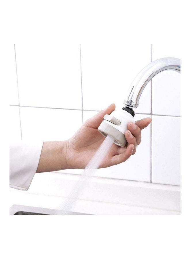 فوهة صنبور وفلتر لصنبور المياه أبيض 10x5x5سم - Image 3