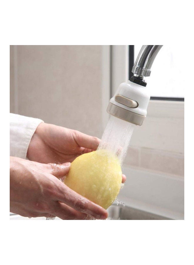 فوهة صنبور وفلتر لصنبور المياه أبيض 10x5x5سم - Image 4