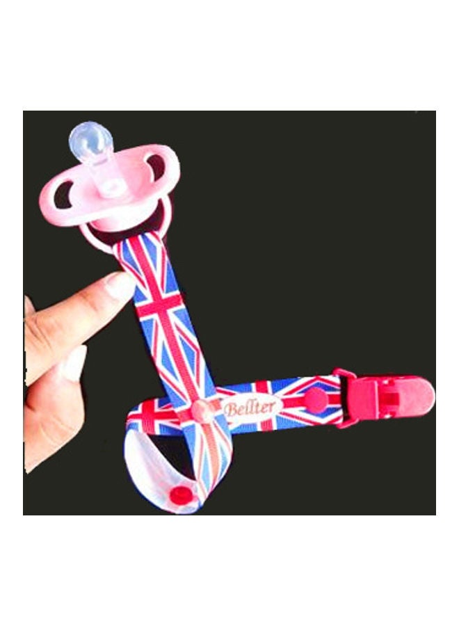 UK Flag Design Pacifier Holder Clip - Image 3