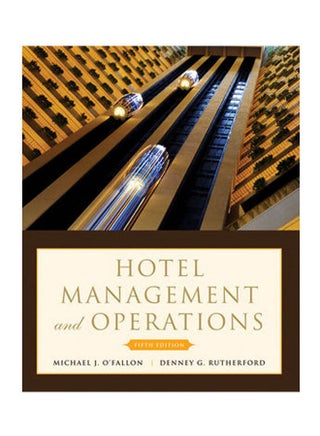 Hotel Management And Operations Paperback English by Rutherford.Fallon - 2007 - v1613309375/N44414601A_1