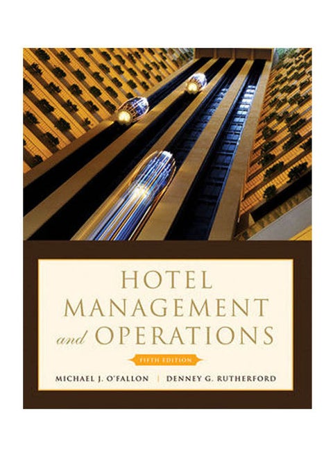 Hotel Management And Operations Paperback English by Rutherford.Fallon - 2007