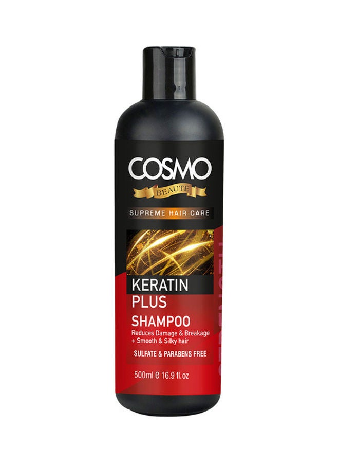 COSMO Keratin Plus Shampoo 500ml  - Image 1