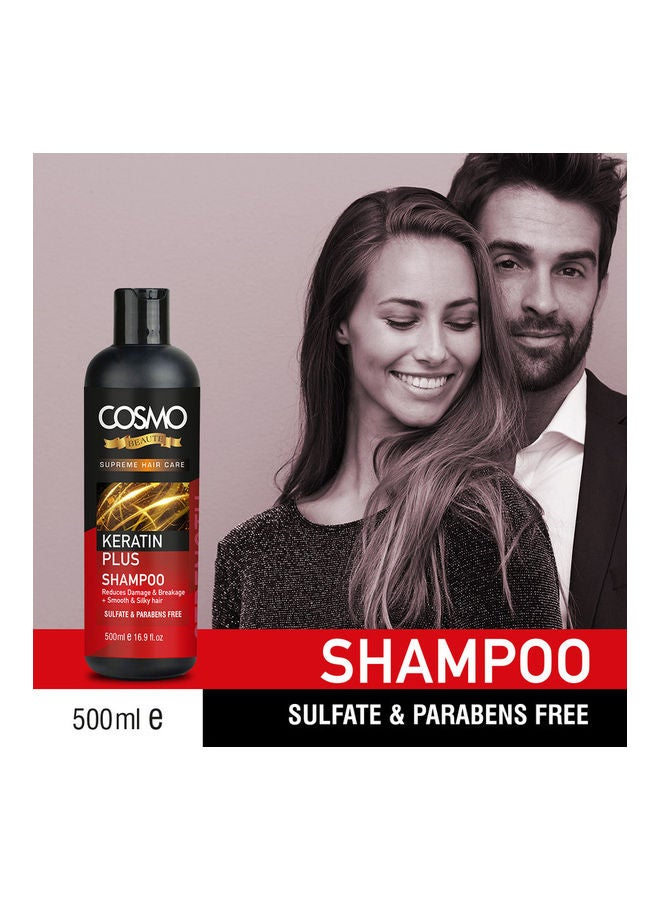 COSMO Keratin Plus Shampoo 500ml  - Image 2