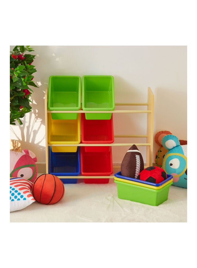 هوم بوكس رف تخزين ألعاب بـ9 صناديق من ستاش 60 x 65 x 26.5سم - Image 3