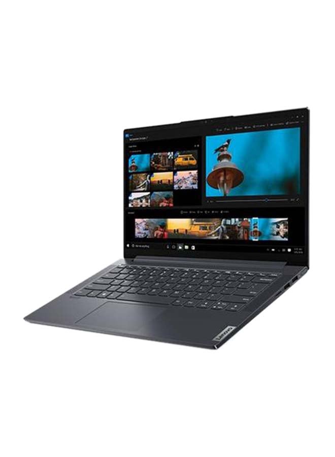Yoga S700 Slim7 14ITL05 Laptop With 14-Inch Display, Core i7 Processor/16GB RAM/512GB SSD/Windows/Intel Iris Xe Graphics Card Slate Grey English/Arabic Slate Grey