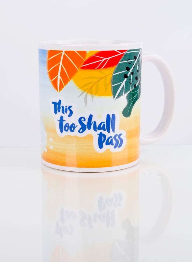 ديكالاك قدح قهوة - كوب قهوة أصفر/ابيض - Image 2