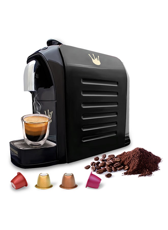 Swisspresso - Nespresso Compatible Espresso Machine With 120 Coffee Capsules 0.7 L 1255.0 W SCMF015 Black - Image 1