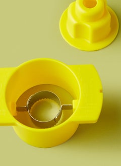 Noon East Corn Stripper And Grater - Manual - For Vegetables, Cheese, Garlic - Kitchen Accessories - Kitchen Tool - Yellow/Clear/Silver 14.9 x 13 x 8cm  - Image 4