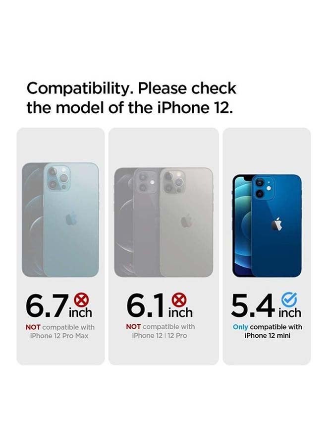 Spigen Tough Armor Protective Case Cover For iPhone 12 Mini With Extreme Impact Foam Navy Blue  - Image 4