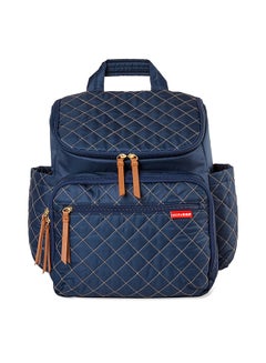 Skip Hop Diaper Bag Backpack Forma, Multi - Function Baby Travel With Changing Pad And Stroller Attachment, Navy  - Image 1
