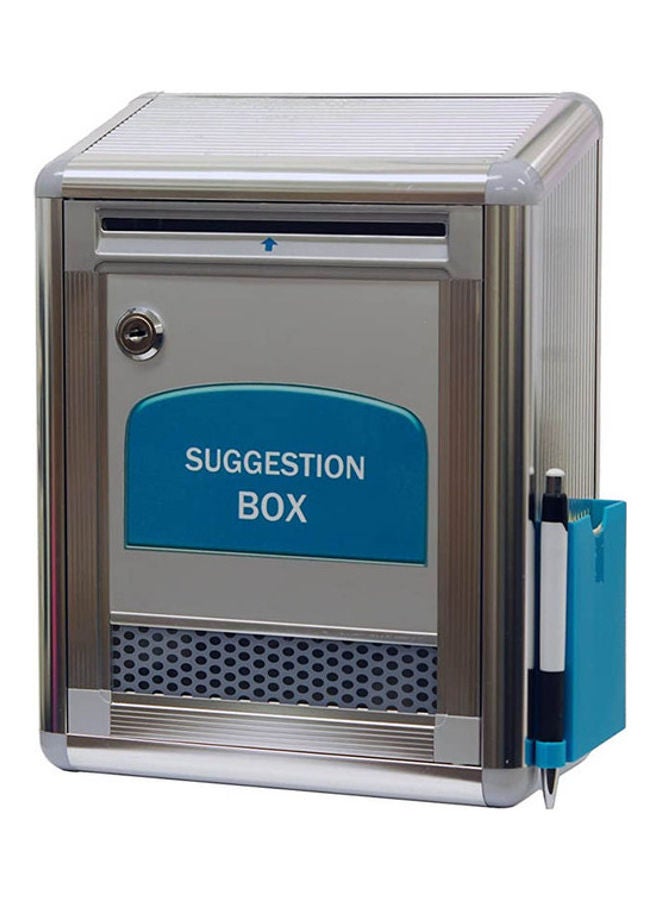 Delight Aluminium Suggestion Box Silver - Image 3