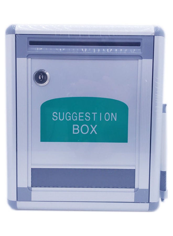 Delight Aluminium Suggestion Box Silver - Image 5