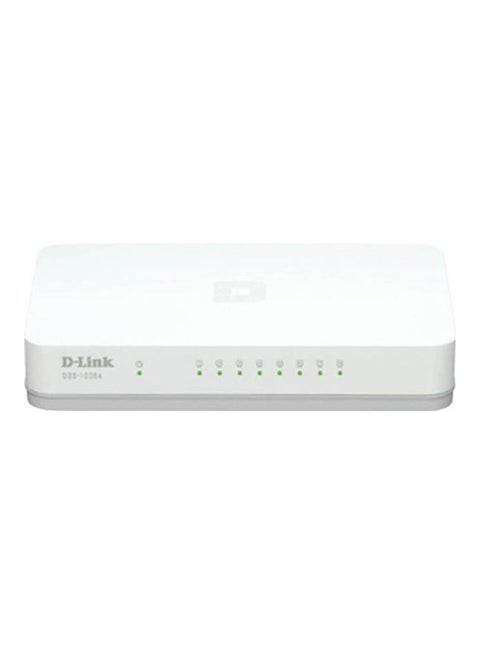 8-Port Gigabit Easy Desktop Switch, 8 high-speed Gigabit ports, Fast and Reliable Networking | DGS-1008A White