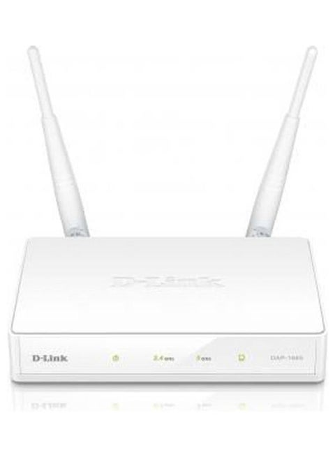 Systems Wireless AC1200 Simultaneous Wave 2 Dual Band, 1 x Gigabit Ethernet LAN, MU-MIMO Technology, Flexible Deployment Options, Range Extender/Access Point | DAP-1665 White