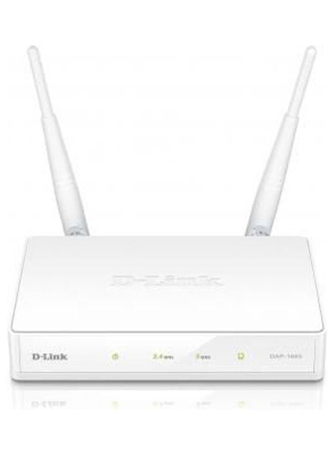 D-Link - Systems Wireless AC1200 Simultaneous Wave 2 Dual Band, 1 x Gigabit Ethernet LAN, MU-MIMO Technology, Flexible Deployment Options, Range Extender/Access Point | DAP-1665 White - Image 1