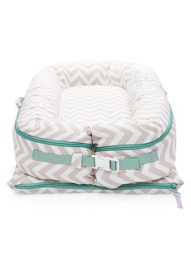 DockATot - Deluxe+ Cover - Silver Lining - Image 1