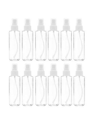 12-Piece Empty Spray Bottles Clear 100ml - v1613377336/N42446256A_1