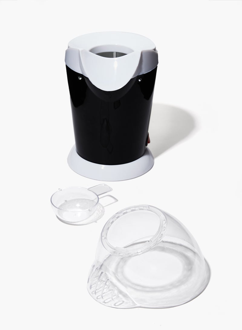 Pop Corn Maker Machine  1200 W 30 Grams - Black/White/Clear 1200.0 W BWN2509PC2 Black/White/Clear