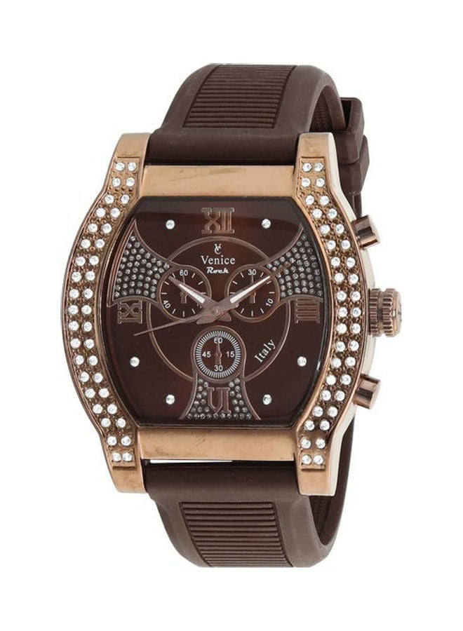 Venice Women's Casual Watches Leather Analog V8090-Ipc-C 