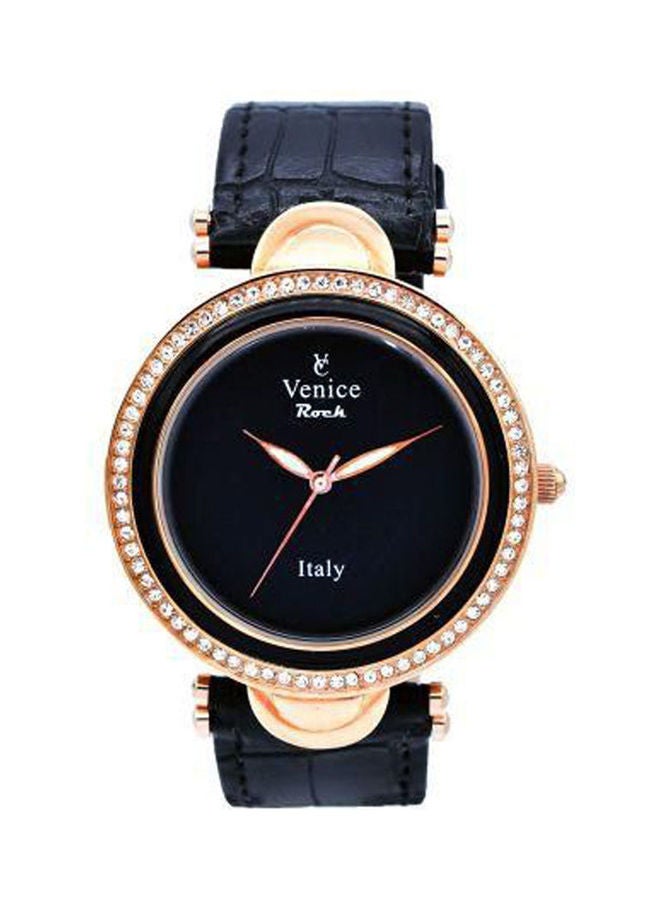 Venice - Women's Casual Watches Leather Analog V8096-Ipc-C - Image 1
