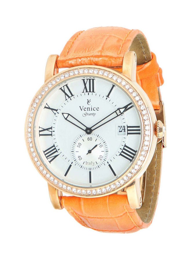 Venice - Women's Casual Watches Leather Analog F5011-Ipr-Or - Image 1