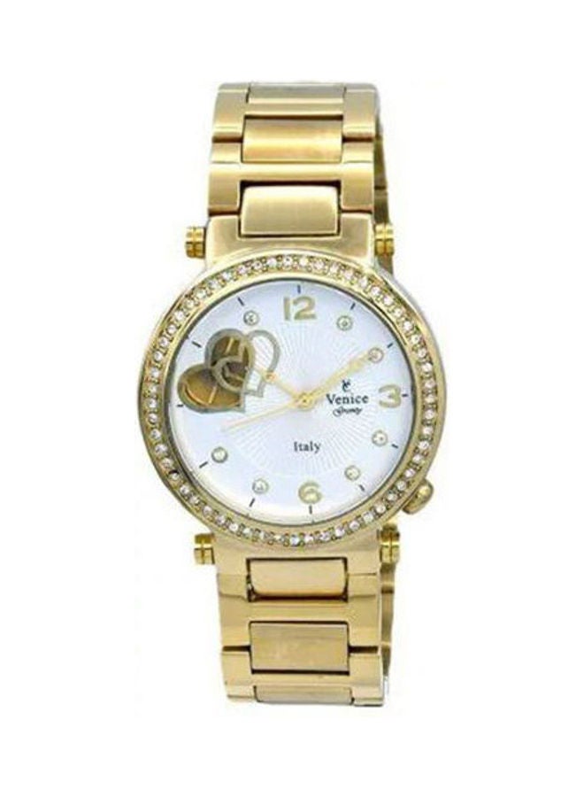 Venice Women's Casual Watches Stainless Steel Analog V8120-Ipg-G 